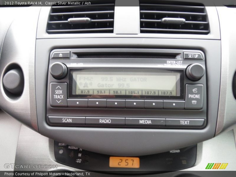 Classic Silver Metallic / Ash 2012 Toyota RAV4 I4