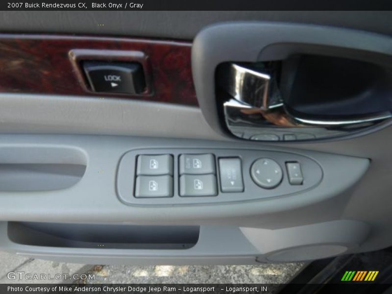 Black Onyx / Gray 2007 Buick Rendezvous CX