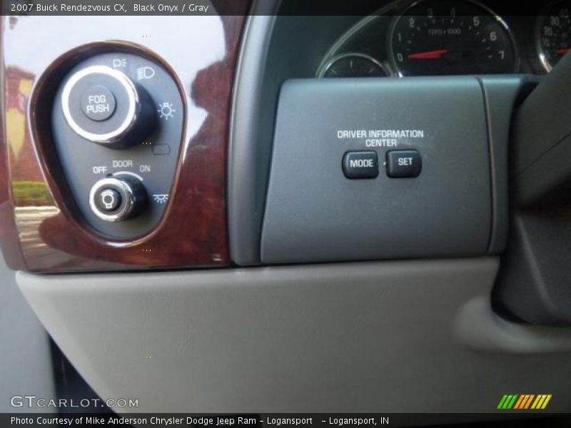Black Onyx / Gray 2007 Buick Rendezvous CX