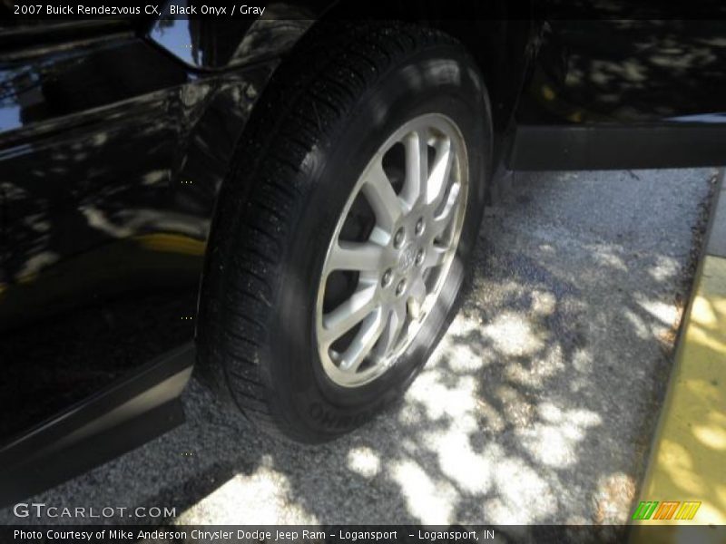 Black Onyx / Gray 2007 Buick Rendezvous CX