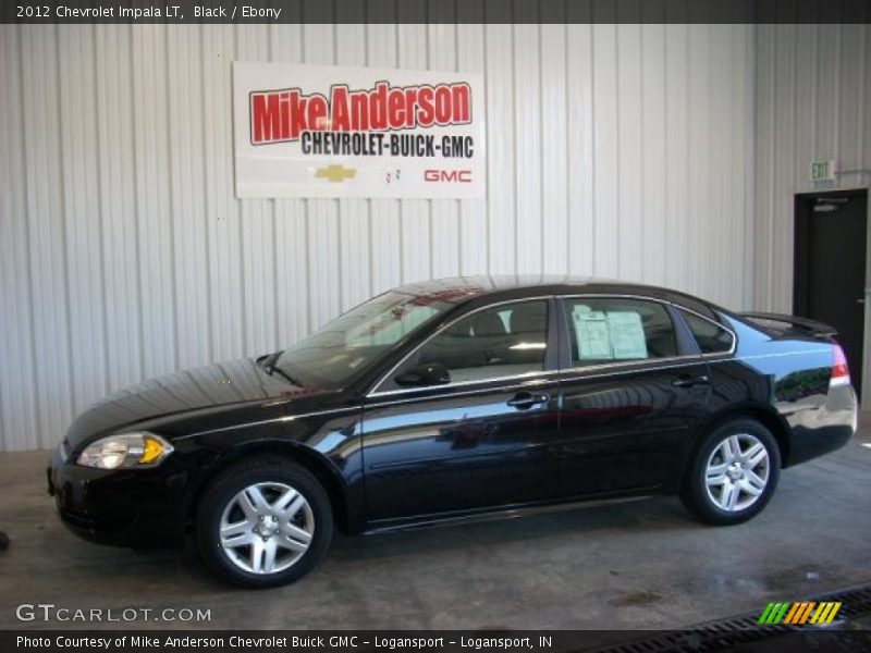 Black / Ebony 2012 Chevrolet Impala LT