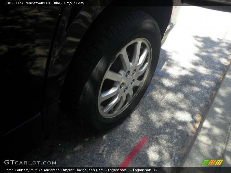 Black Onyx / Gray 2007 Buick Rendezvous CX
