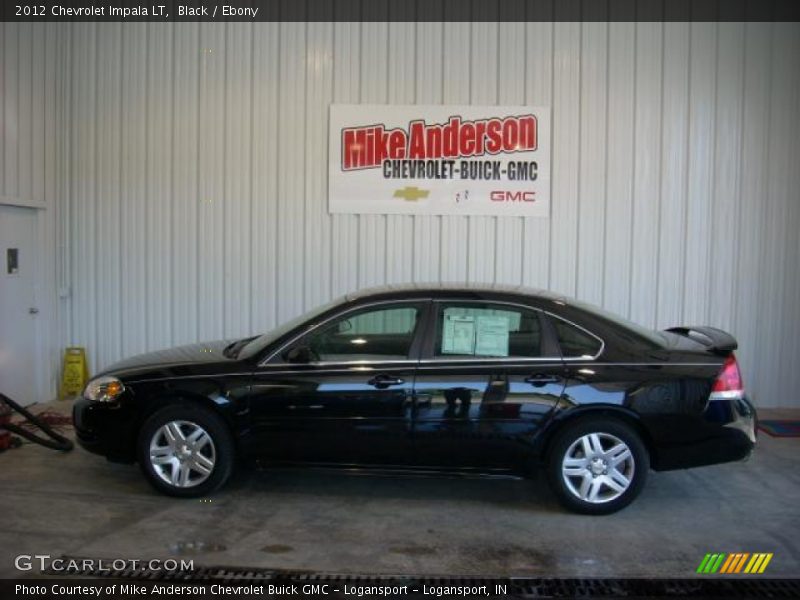 Black / Ebony 2012 Chevrolet Impala LT