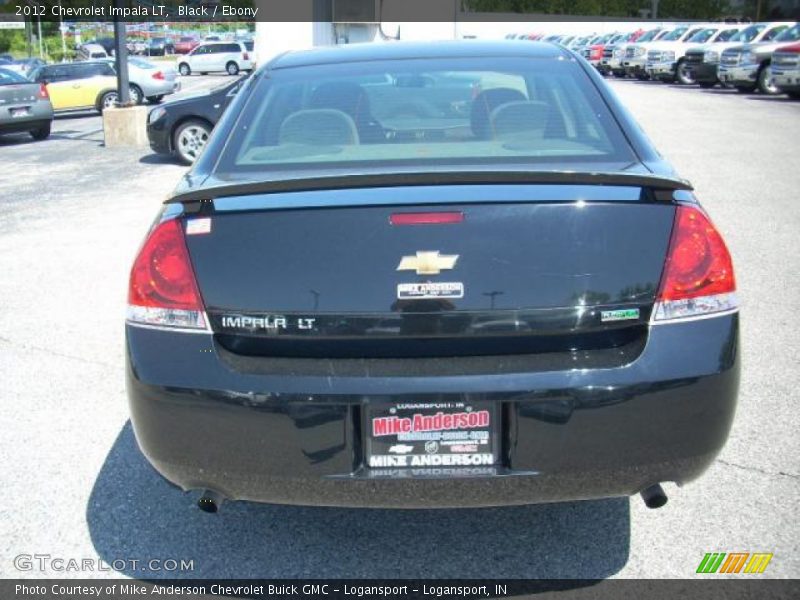 Black / Ebony 2012 Chevrolet Impala LT