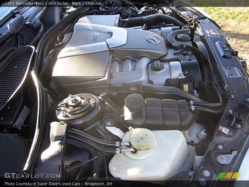 Black / Charcoal 2001 Mercedes-Benz S 600 Sedan
