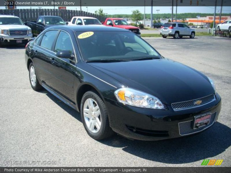 Black / Ebony 2012 Chevrolet Impala LT