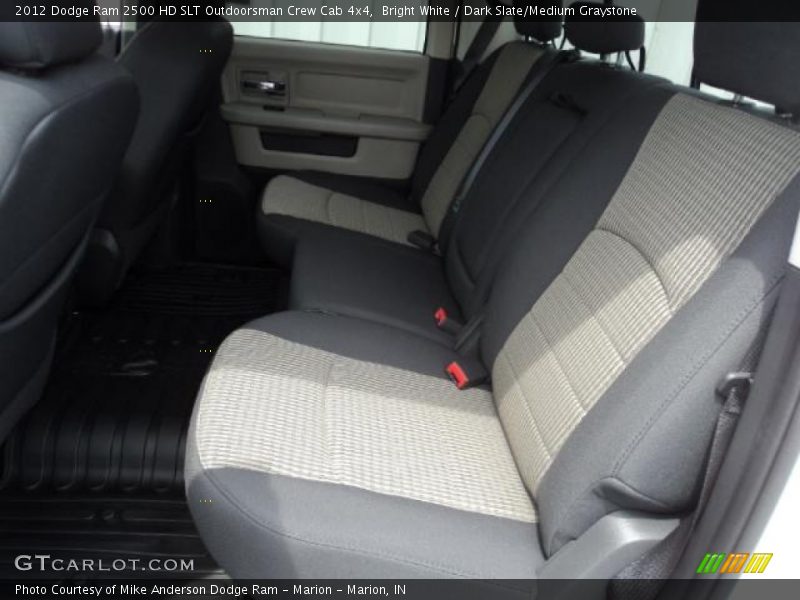 Bright White / Dark Slate/Medium Graystone 2012 Dodge Ram 2500 HD SLT Outdoorsman Crew Cab 4x4