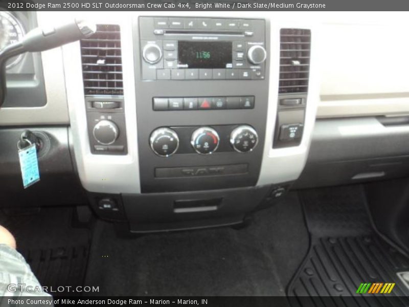 Bright White / Dark Slate/Medium Graystone 2012 Dodge Ram 2500 HD SLT Outdoorsman Crew Cab 4x4