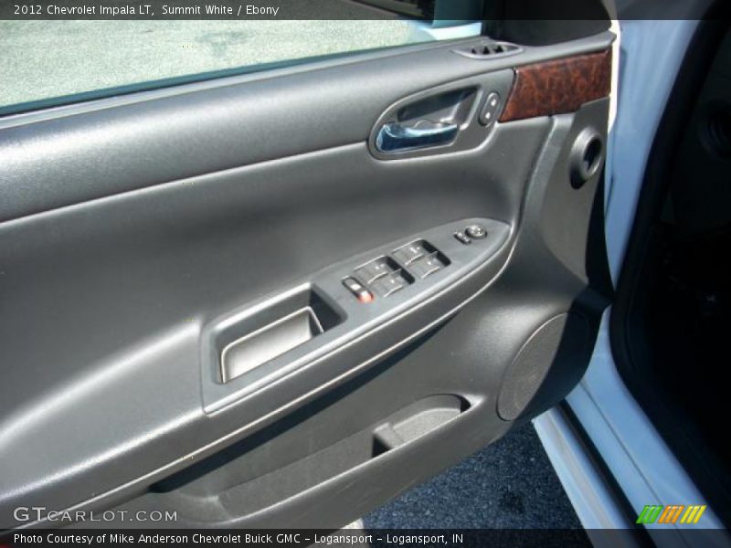 Summit White / Ebony 2012 Chevrolet Impala LT