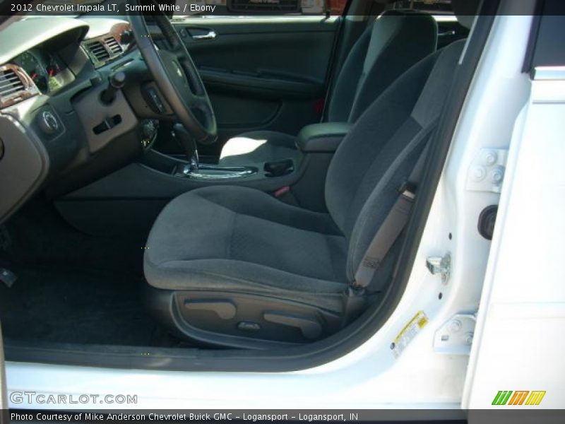 Summit White / Ebony 2012 Chevrolet Impala LT