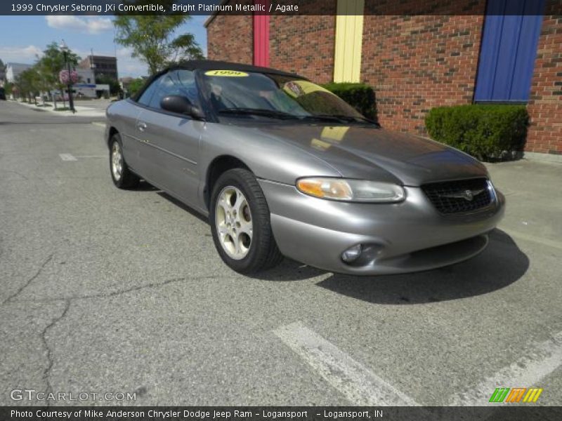 Bright Platinum Metallic / Agate 1999 Chrysler Sebring JXi Convertible