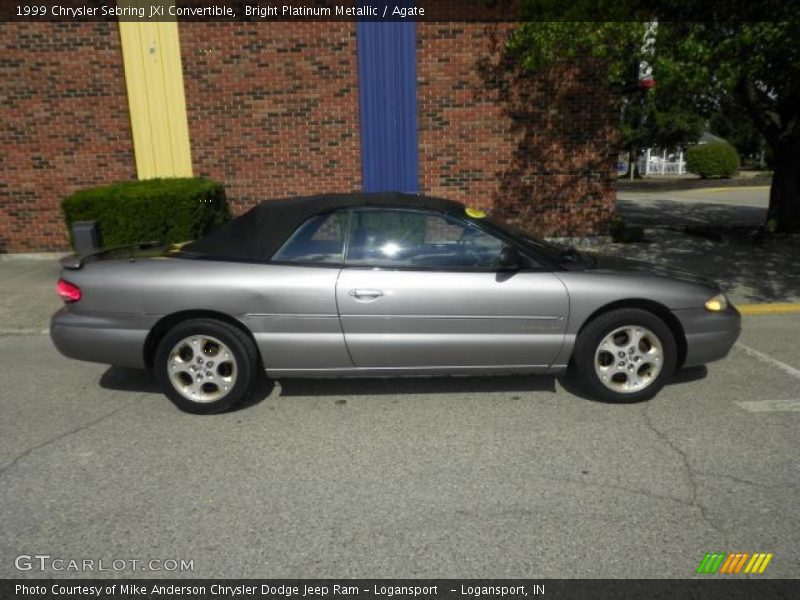 Bright Platinum Metallic / Agate 1999 Chrysler Sebring JXi Convertible