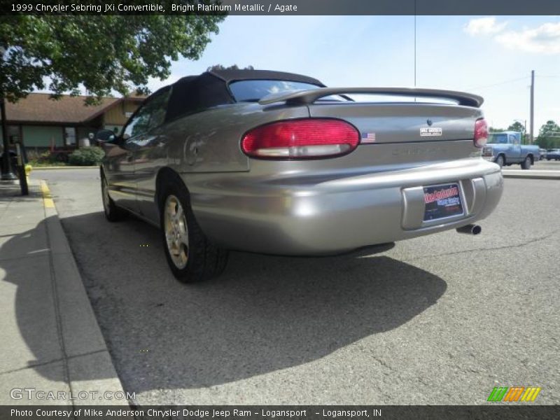 Bright Platinum Metallic / Agate 1999 Chrysler Sebring JXi Convertible