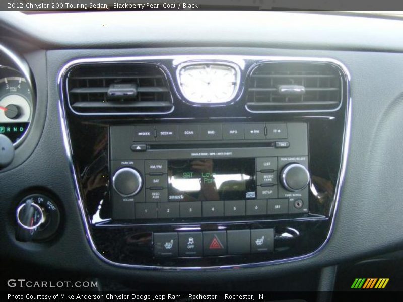 Blackberry Pearl Coat / Black 2012 Chrysler 200 Touring Sedan