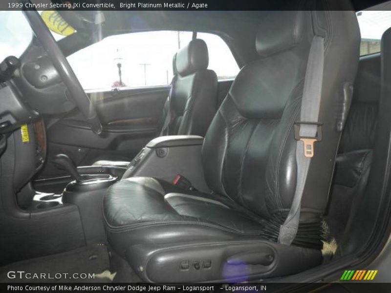 Bright Platinum Metallic / Agate 1999 Chrysler Sebring JXi Convertible