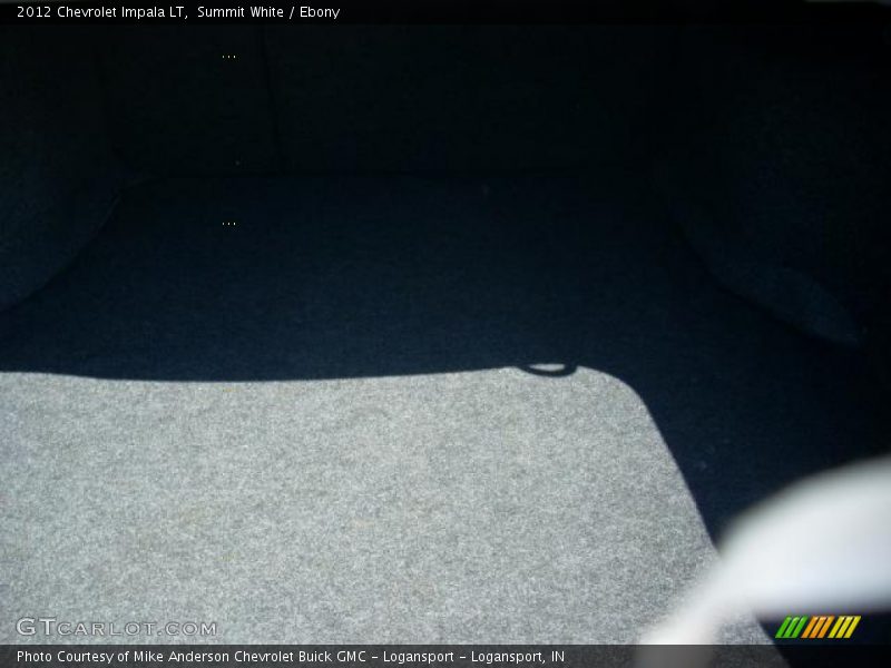 Summit White / Ebony 2012 Chevrolet Impala LT