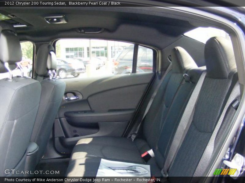 Blackberry Pearl Coat / Black 2012 Chrysler 200 Touring Sedan