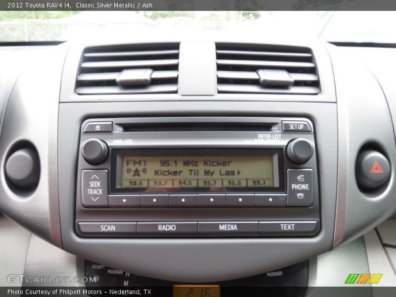 Classic Silver Metallic / Ash 2012 Toyota RAV4 I4