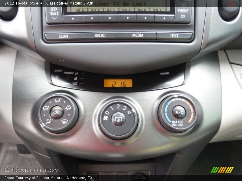 Classic Silver Metallic / Ash 2012 Toyota RAV4 I4