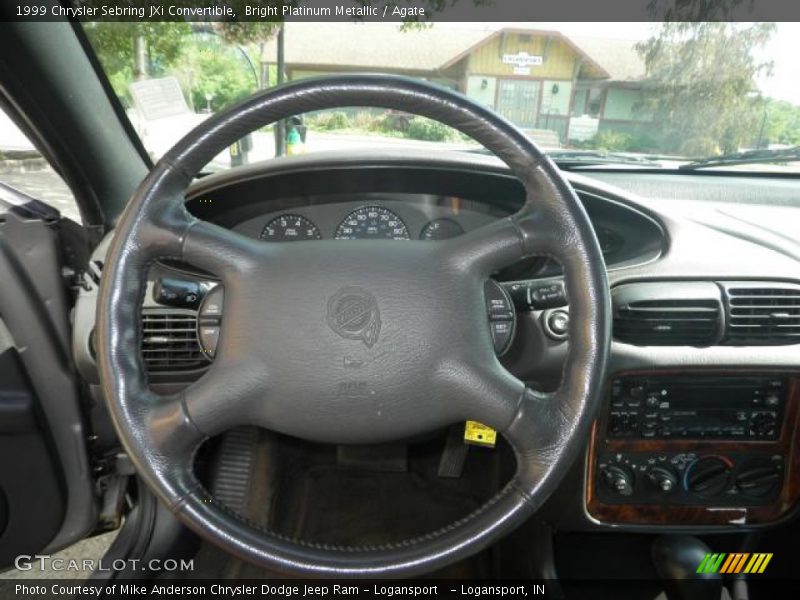 Bright Platinum Metallic / Agate 1999 Chrysler Sebring JXi Convertible