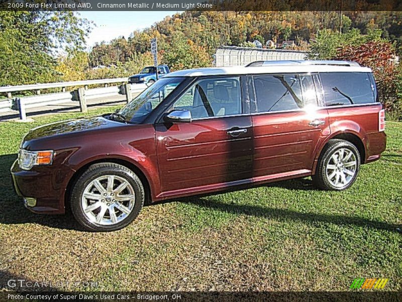 Cinnamon Metallic / Medium Light Stone 2009 Ford Flex Limited AWD