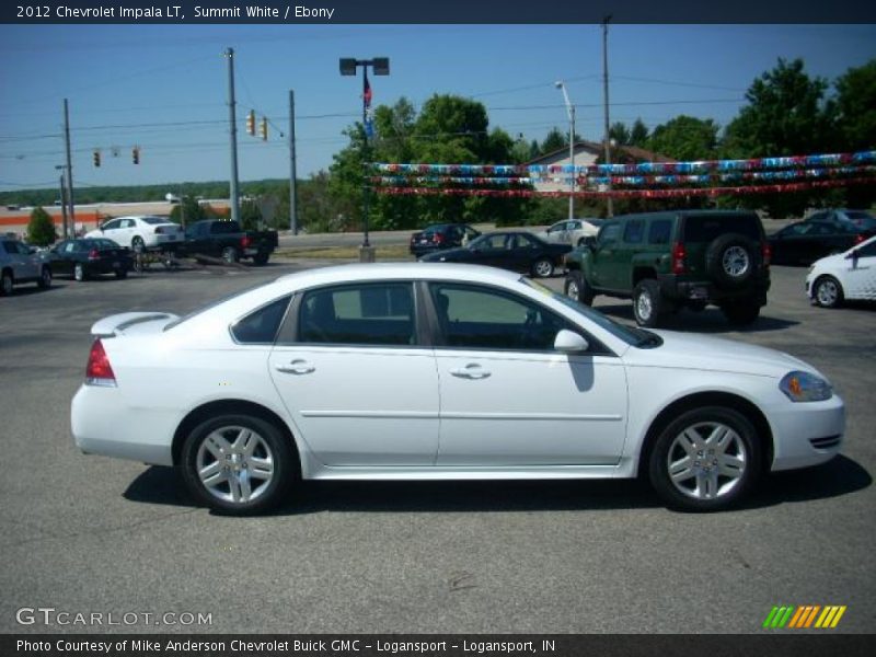 Summit White / Ebony 2012 Chevrolet Impala LT