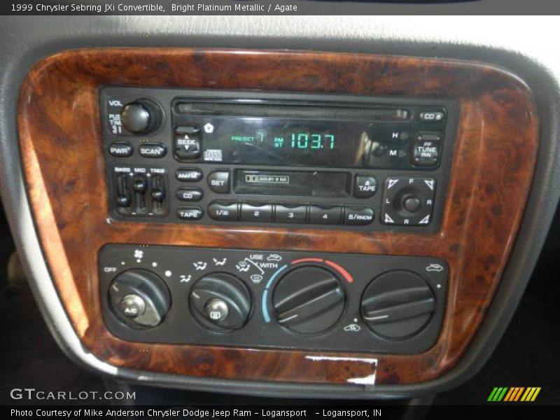 Bright Platinum Metallic / Agate 1999 Chrysler Sebring JXi Convertible