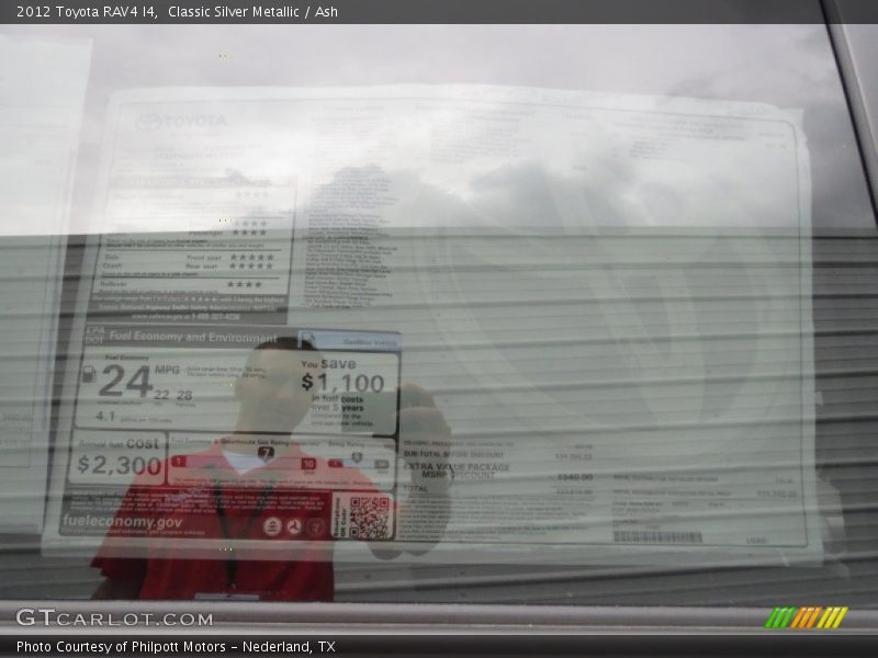 Classic Silver Metallic / Ash 2012 Toyota RAV4 I4