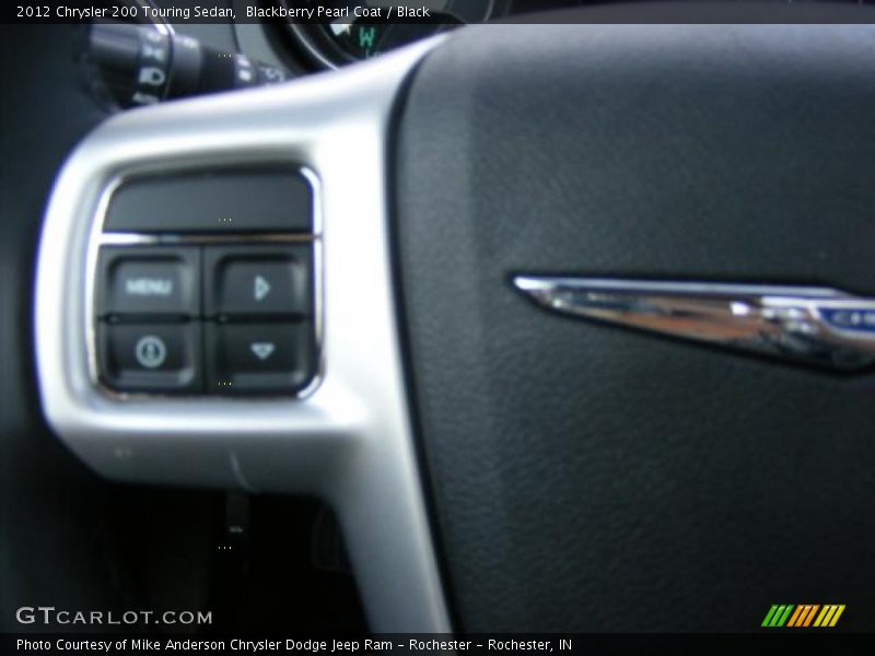 Blackberry Pearl Coat / Black 2012 Chrysler 200 Touring Sedan