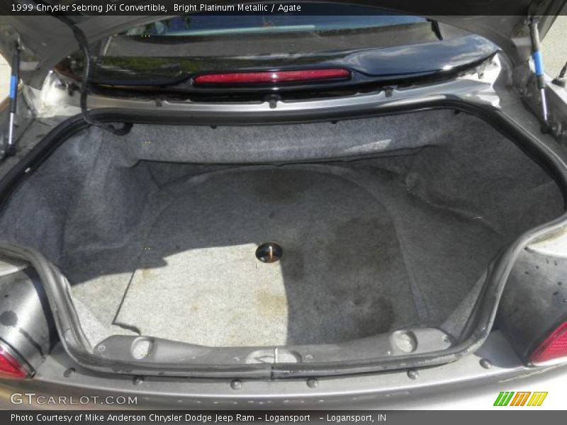 Bright Platinum Metallic / Agate 1999 Chrysler Sebring JXi Convertible