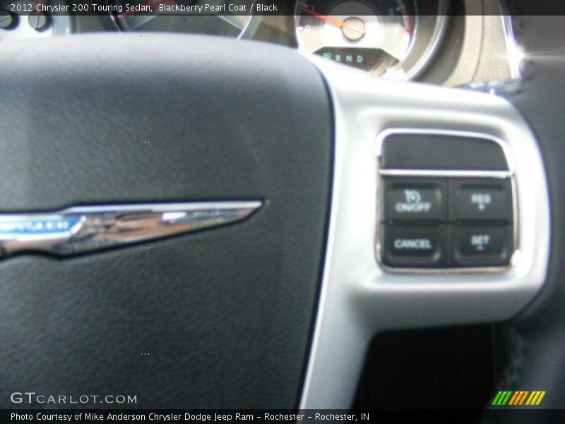 Blackberry Pearl Coat / Black 2012 Chrysler 200 Touring Sedan