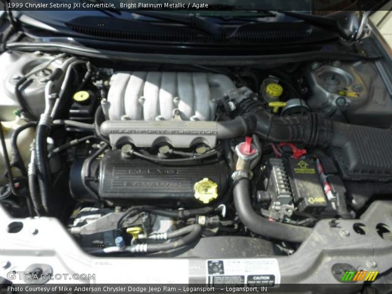 Bright Platinum Metallic / Agate 1999 Chrysler Sebring JXi Convertible