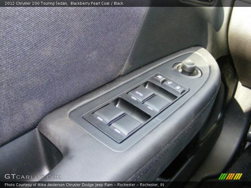Blackberry Pearl Coat / Black 2012 Chrysler 200 Touring Sedan