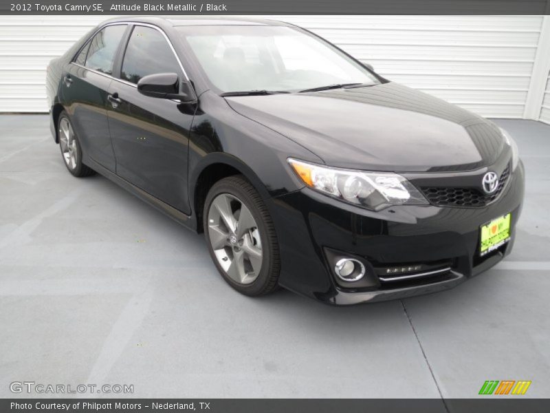 Attitude Black Metallic / Black 2012 Toyota Camry SE
