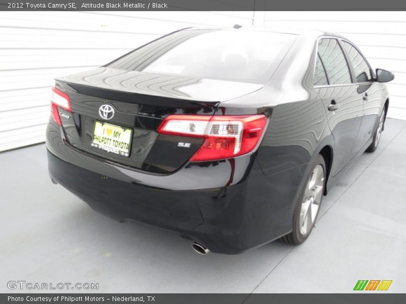 Attitude Black Metallic / Black 2012 Toyota Camry SE