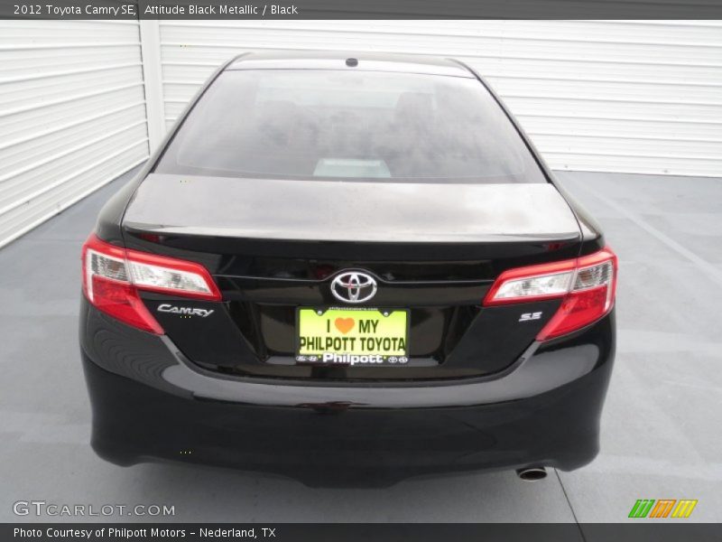 Attitude Black Metallic / Black 2012 Toyota Camry SE