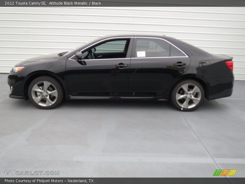 Attitude Black Metallic / Black 2012 Toyota Camry SE
