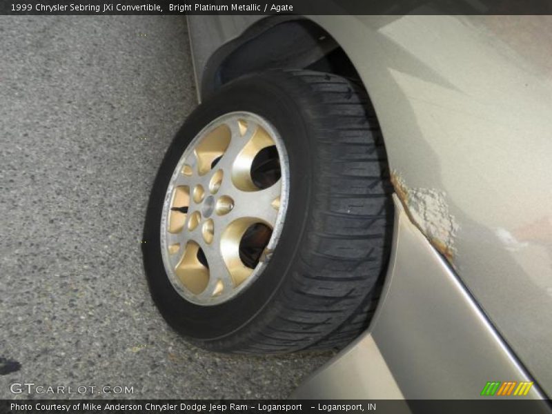 Bright Platinum Metallic / Agate 1999 Chrysler Sebring JXi Convertible