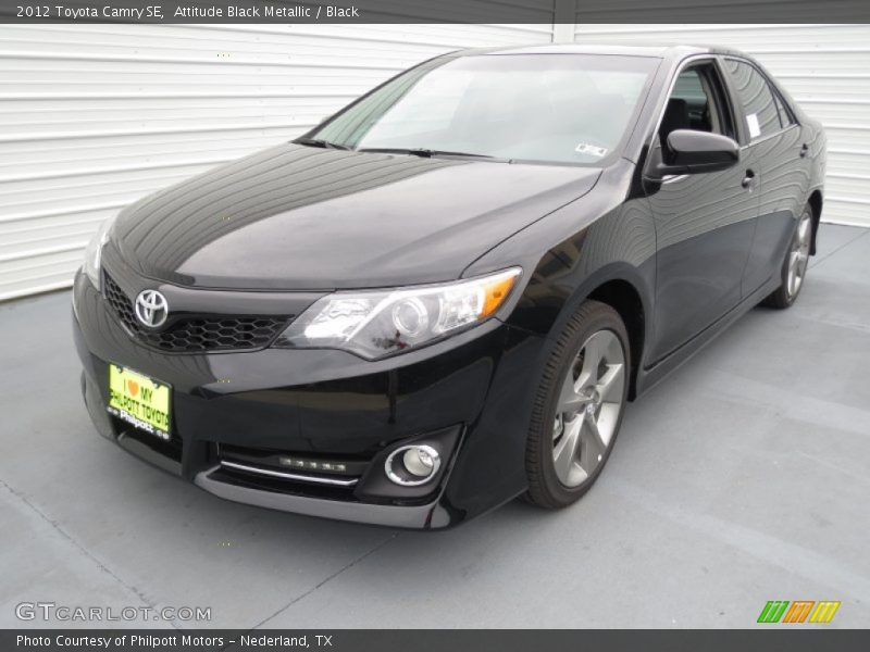 Attitude Black Metallic / Black 2012 Toyota Camry SE