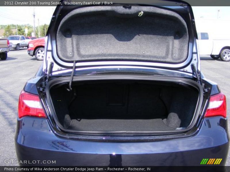 Blackberry Pearl Coat / Black 2012 Chrysler 200 Touring Sedan