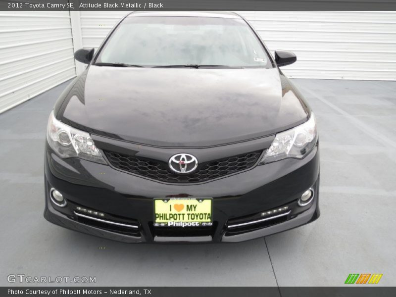 Attitude Black Metallic / Black 2012 Toyota Camry SE