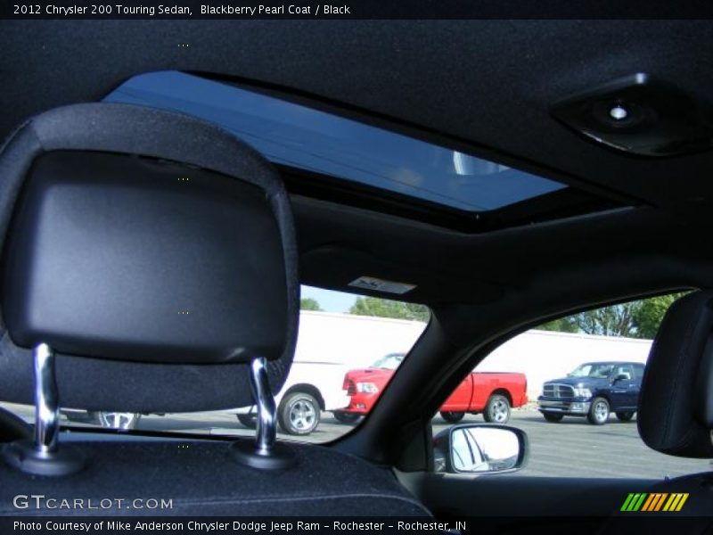 Blackberry Pearl Coat / Black 2012 Chrysler 200 Touring Sedan