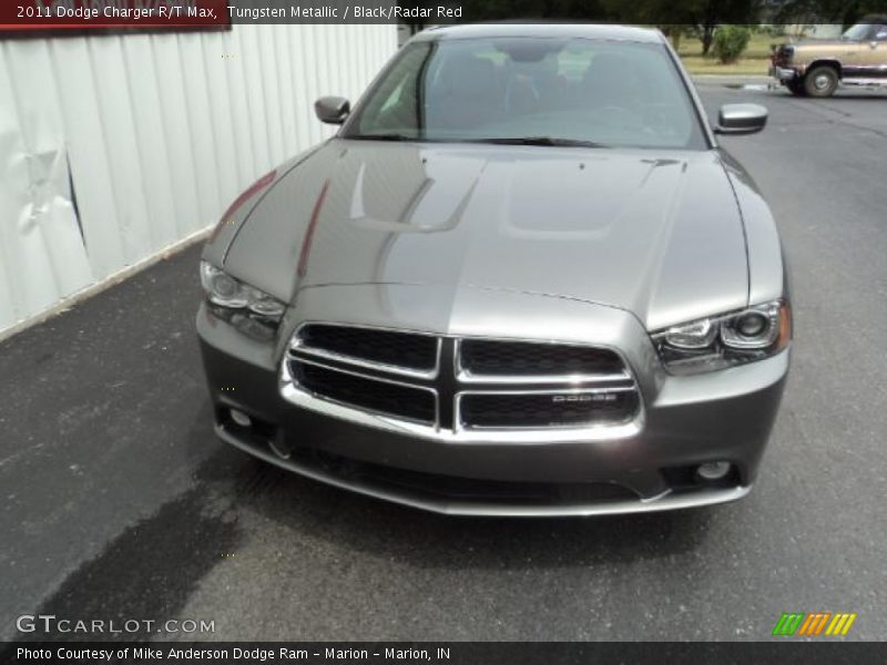 Tungsten Metallic / Black/Radar Red 2011 Dodge Charger R/T Max