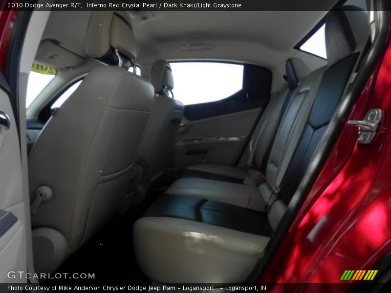 Inferno Red Crystal Pearl / Dark Khaki/Light Graystone 2010 Dodge Avenger R/T