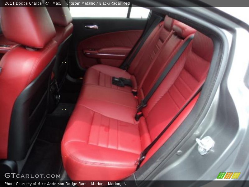 Tungsten Metallic / Black/Radar Red 2011 Dodge Charger R/T Max