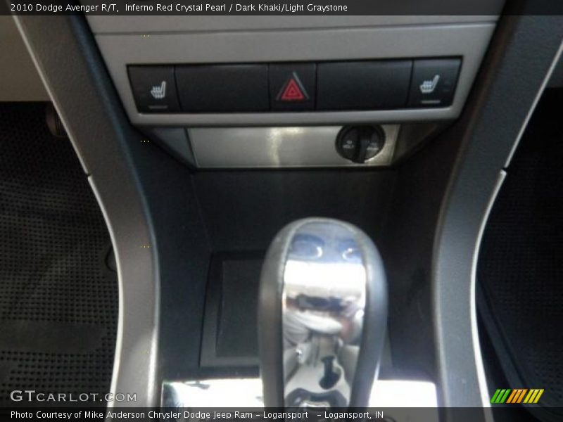 Inferno Red Crystal Pearl / Dark Khaki/Light Graystone 2010 Dodge Avenger R/T