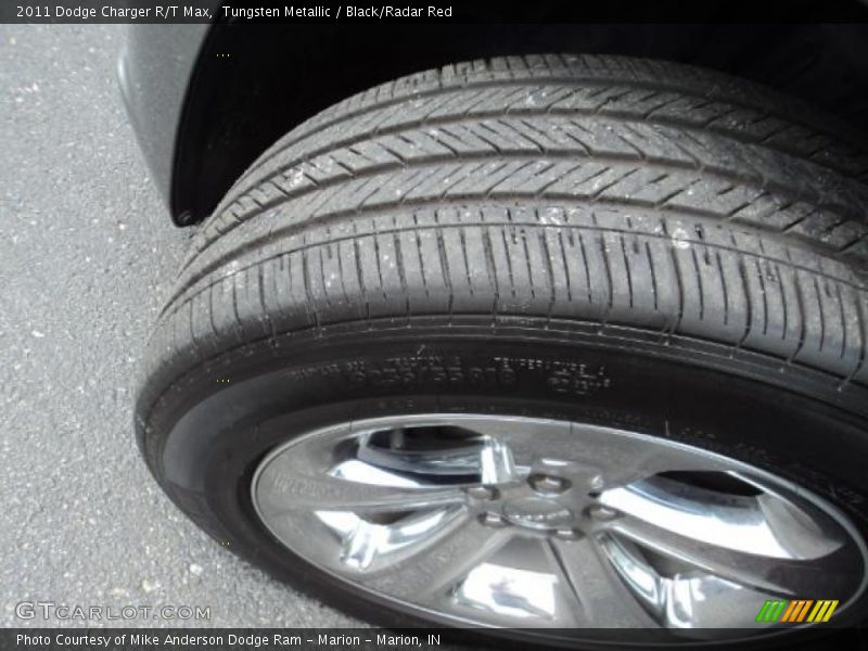 Tungsten Metallic / Black/Radar Red 2011 Dodge Charger R/T Max