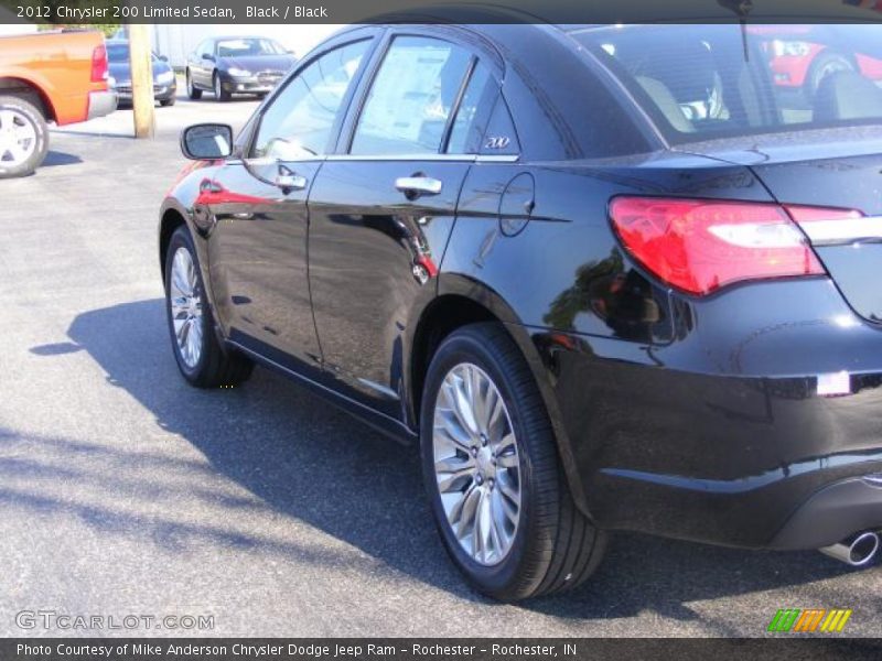 Black / Black 2012 Chrysler 200 Limited Sedan