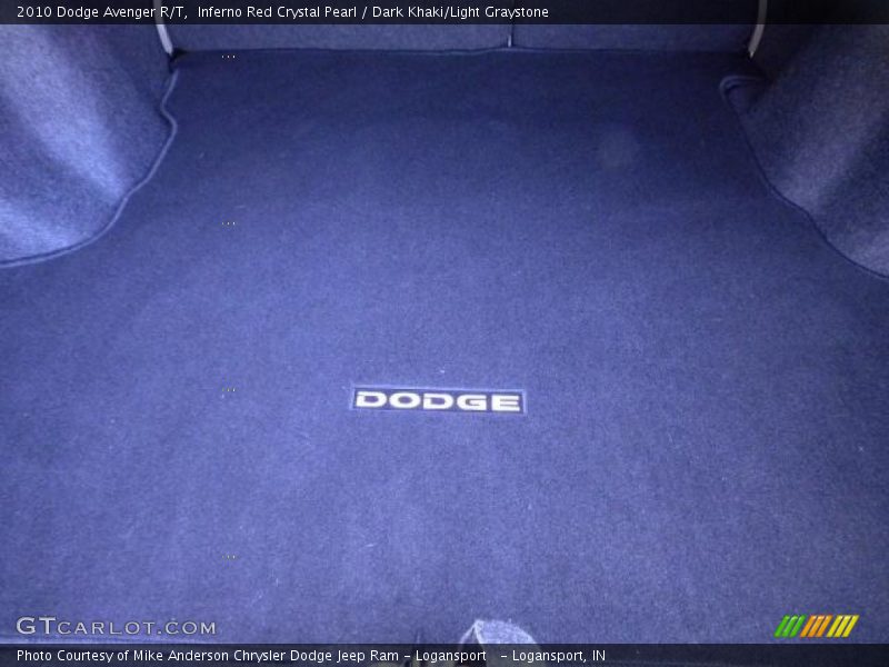 Inferno Red Crystal Pearl / Dark Khaki/Light Graystone 2010 Dodge Avenger R/T