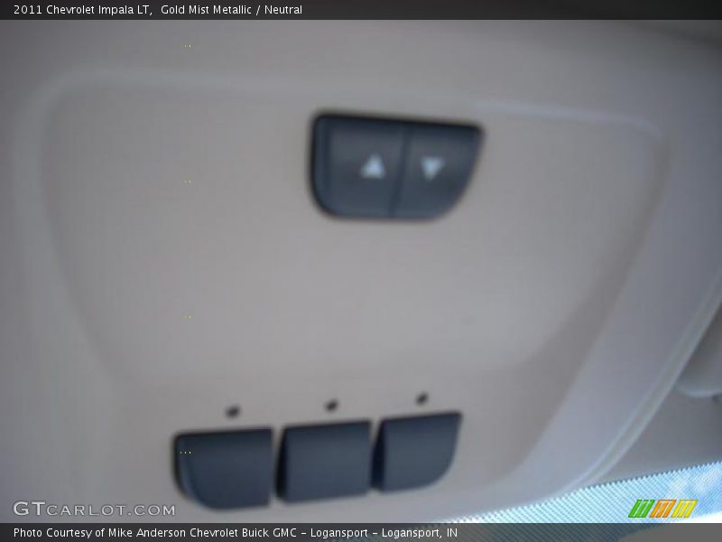 Gold Mist Metallic / Neutral 2011 Chevrolet Impala LT
